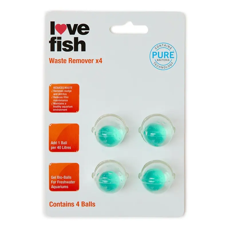 Love Fish Waste Remover Bio Balls 4 Pack
