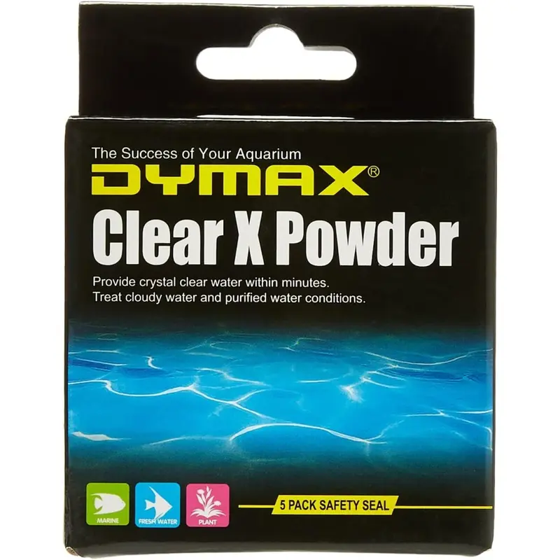 Dymax Green Aquarium Cloudy Water Treatment Powder Crystal Clear Water Solutiuon