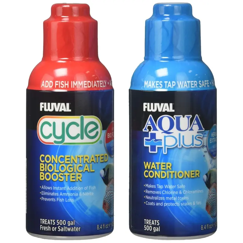 Fluval Cycle and Aquaplus Water Treatment Pack, 250 ml