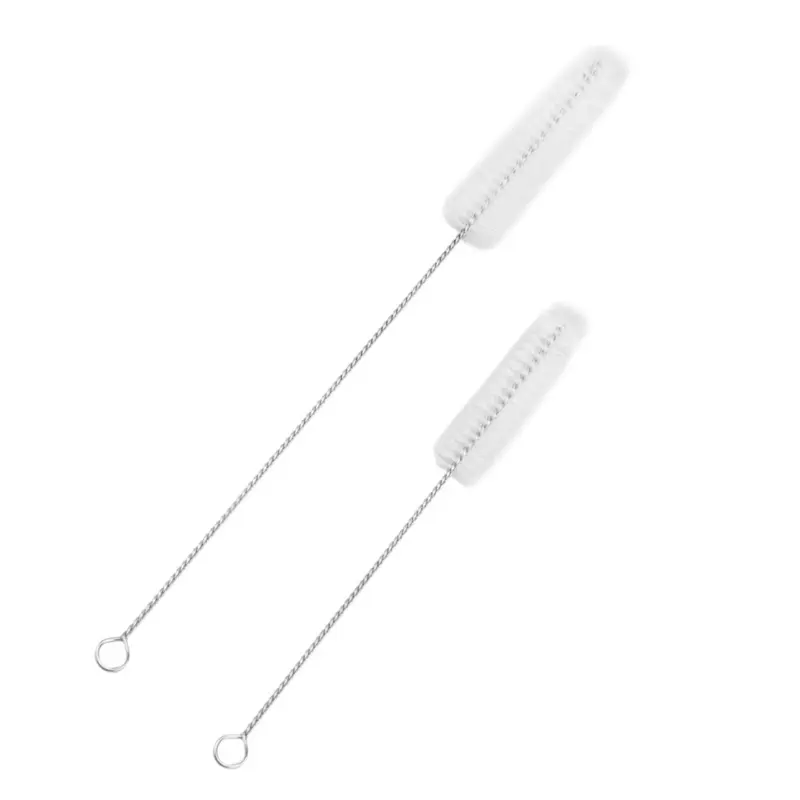 2pcs Aquarium Tube Cleaning Brush Stainless Steel Long Tube Fish Tank Cleaning Brush
