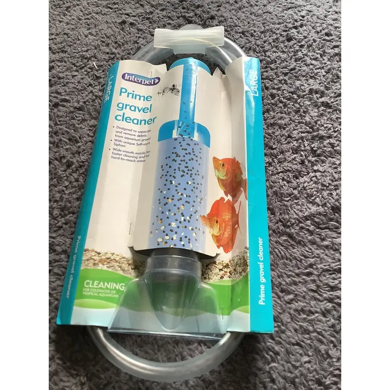Interpet Gravel Cleaner Aquarium Fish Tank Self Start Siphon Large
