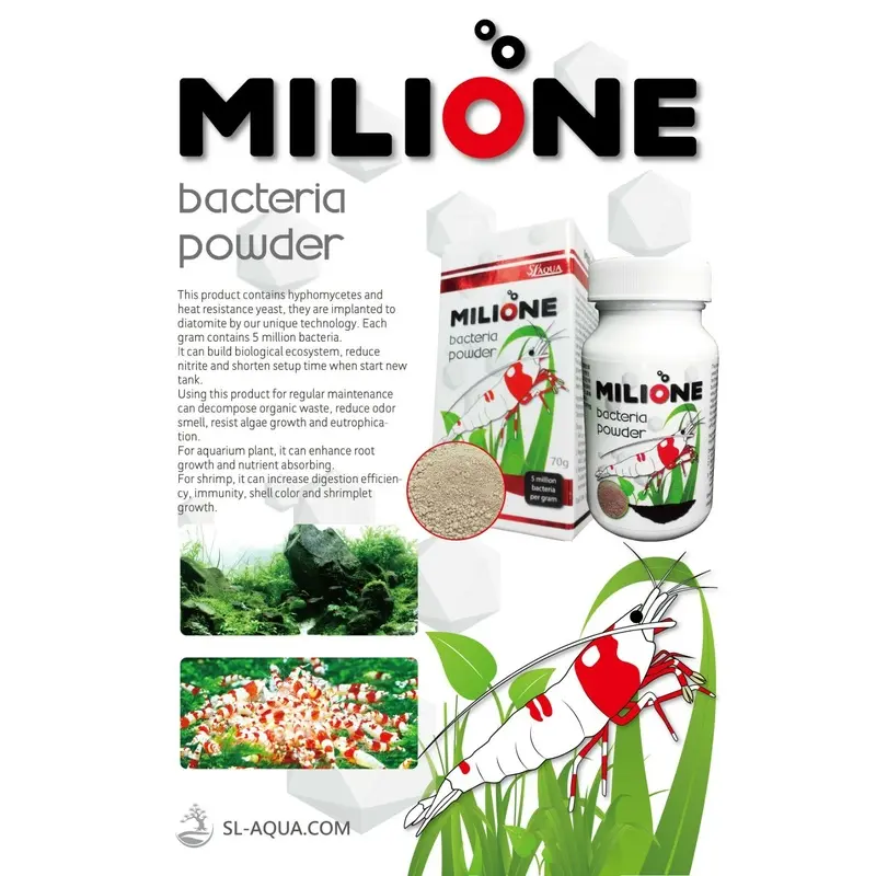 SL-Aqua Milione - Advanced Biological Supplement for Planted/Shrimp Tanks - 70g