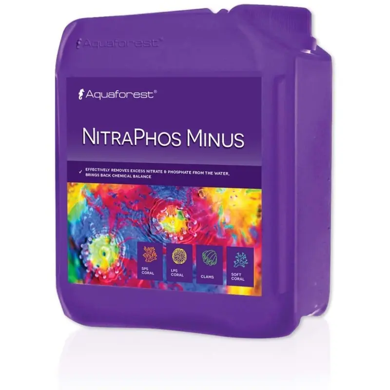 Aquaforest Nitraphos Minus - Nitrate, Nitrate & Phosphate Removal. 2L