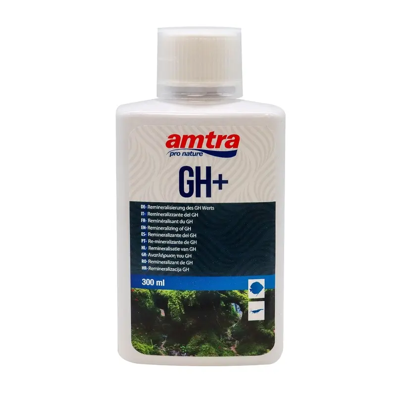 Amtra - GH + Mineral salts supplement for fresh water aquarium, 300 ml