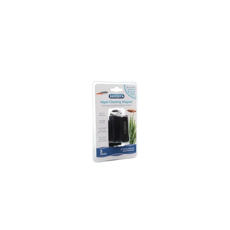 Interpet Aquarium Algae Cleaning Magnet -, Glass & Acrylic Small