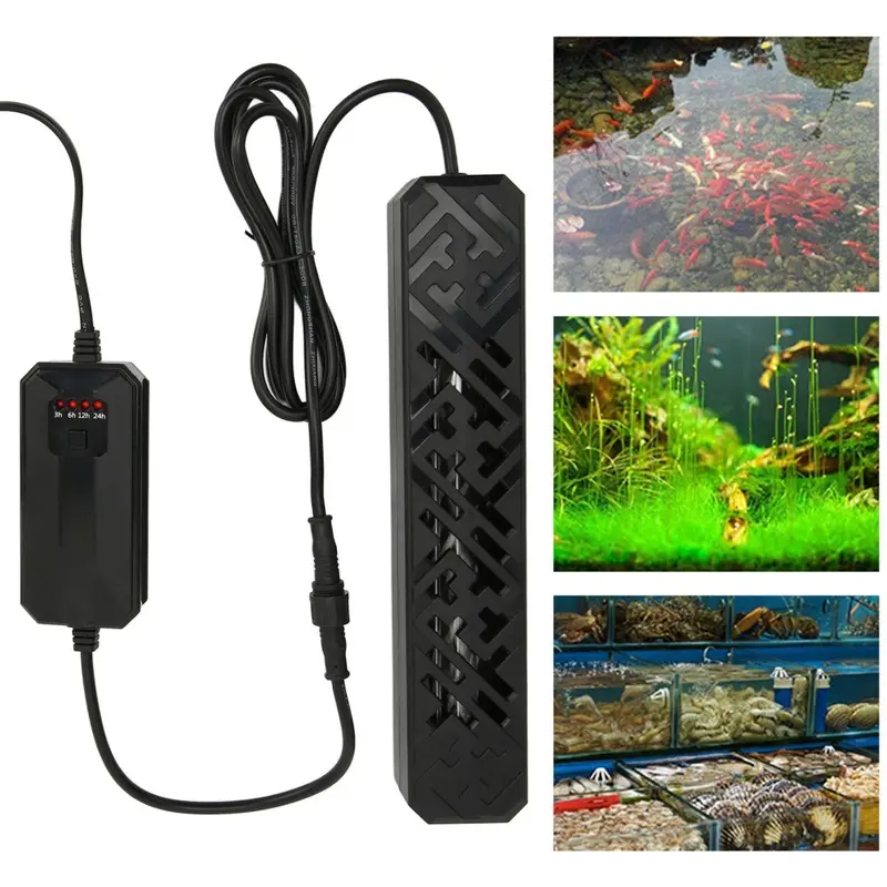 Light Fish Tank Clean Timing Submersible Uvc Aquarium Clean Lamp For Home