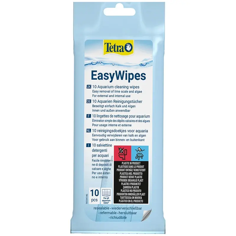Tetra Easy Aquarium Cleaning Wipes 10 Pack