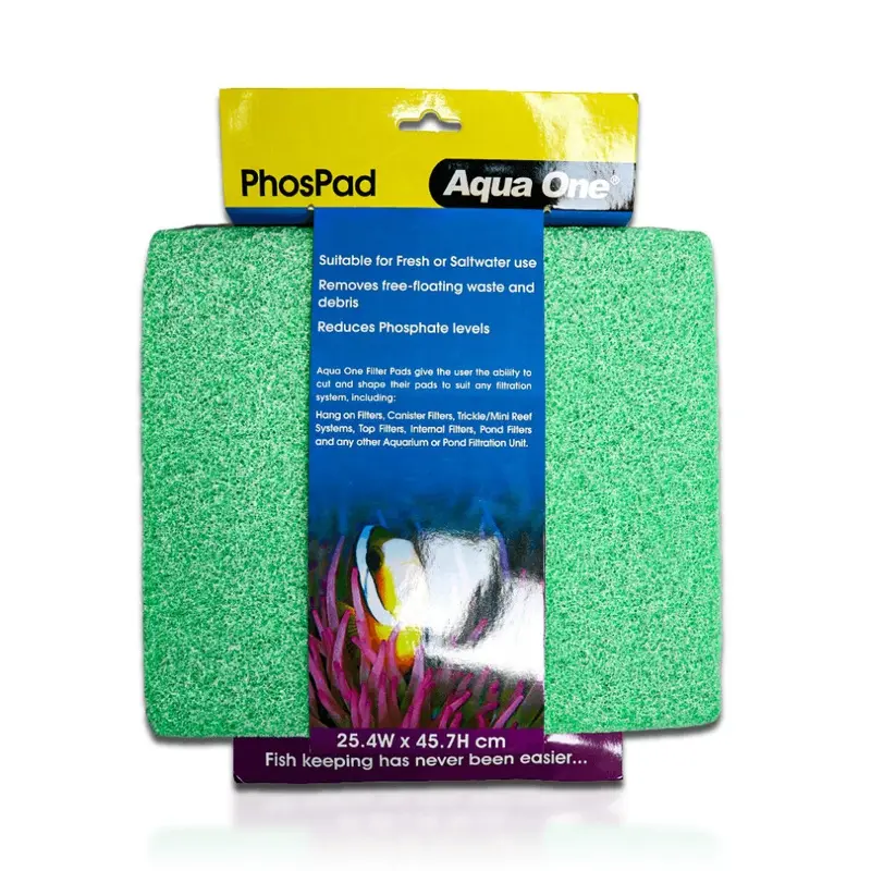 Aqua One Phospad Self Cut Filter Pad X 45.7Cm Size 25.4