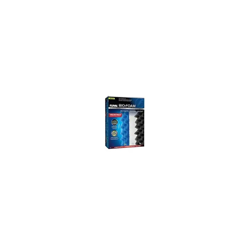 Fluval 206/207 Filter Media Bio-Foam Value Pack Size 06