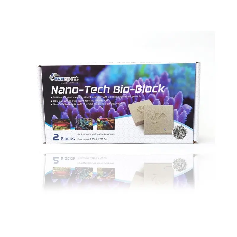 Maxspect Nano Tech Bio Block Twin Pack Aquarium Fish Tank Reef Filter Bricks