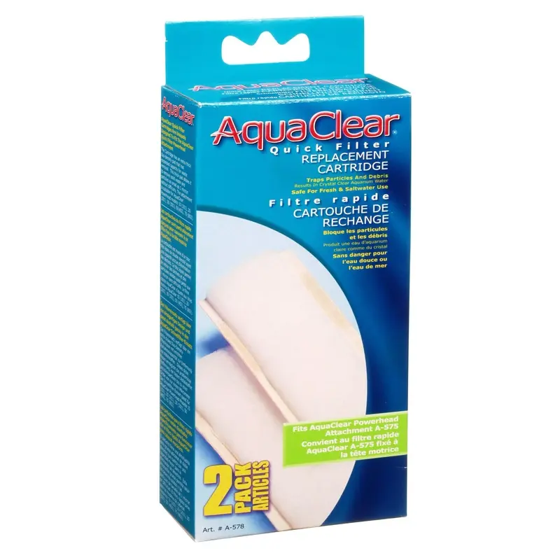 AquaClear 2 Pack Quick Filter Cartridge