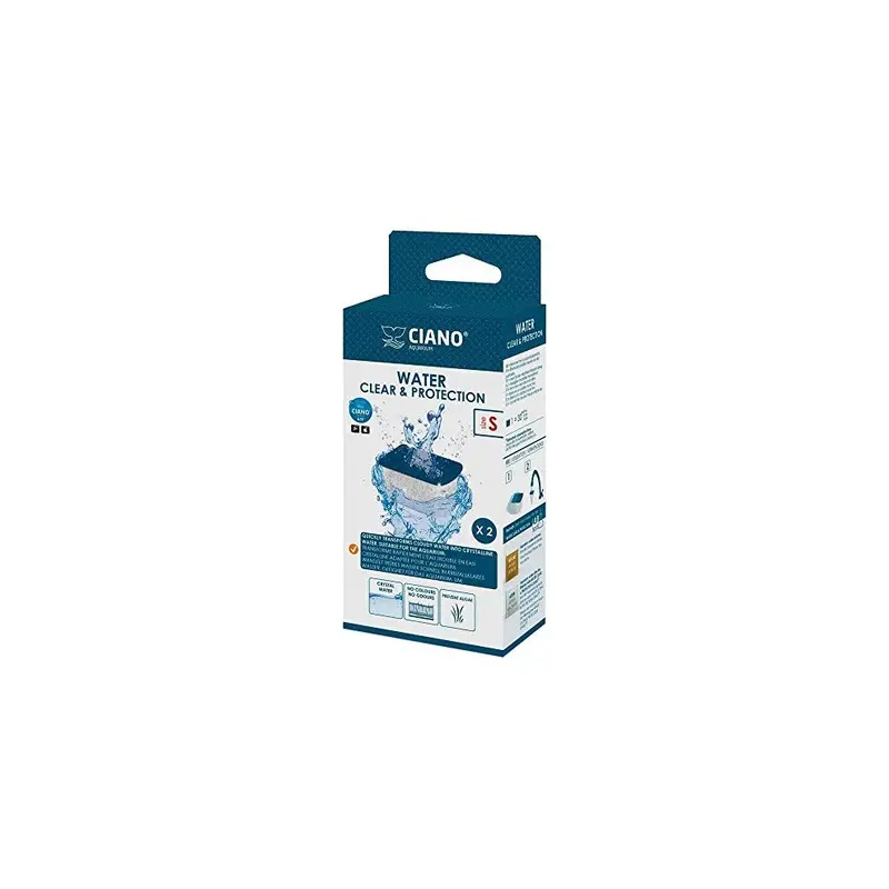 Ciano Water Clear Filter Media Cartridge ) For Cf20, Cf40, Cfstone40 Small