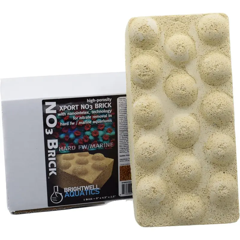 Brightwell Aquatics Xport No3 Brick - Ultra-Activated Denitrification Brick Media