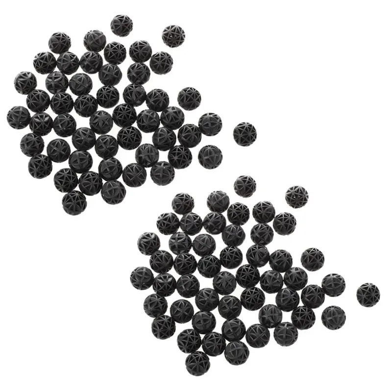 Tlily Black 100 Pcs 18Mm Diameter Balls For Aquarium Pond Filter Size 0.7