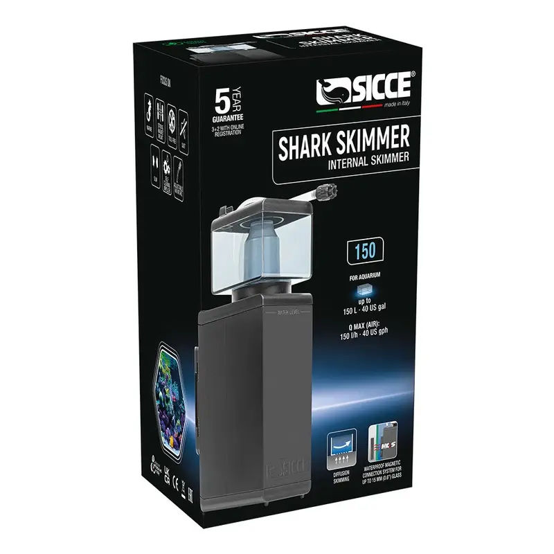 Sicce Compact Shark Ultra Quiet Internal Skimmer 150