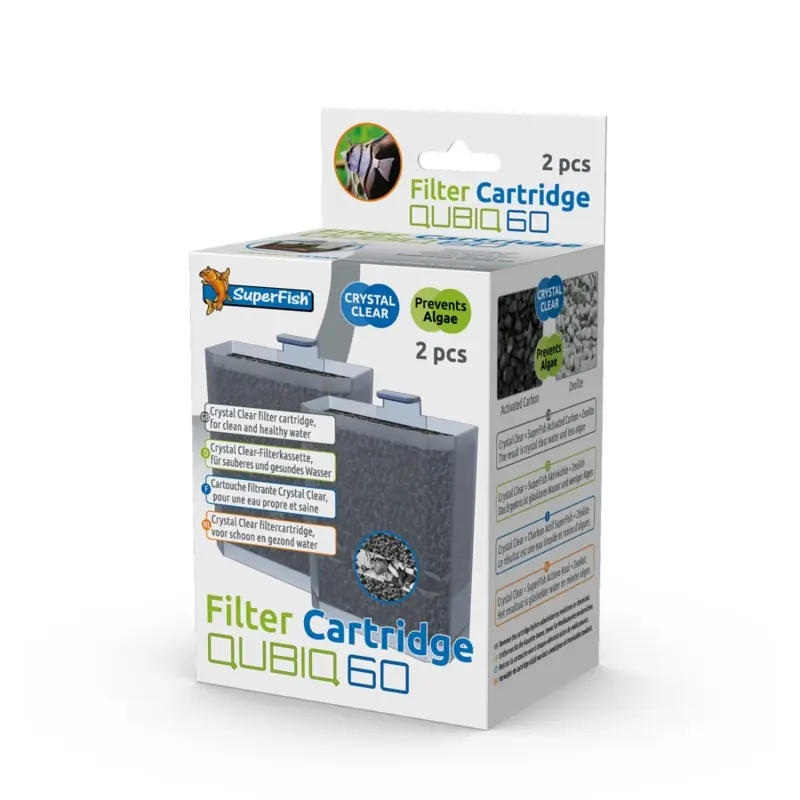 Superfish Qubiq 60 Quadro 70 Filter Cartridge (Pack of 2)
