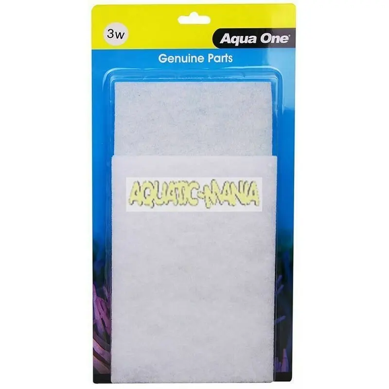 Aqua One White Wool Pad - 620/620T/900 (2Pk) 25003W Size 2