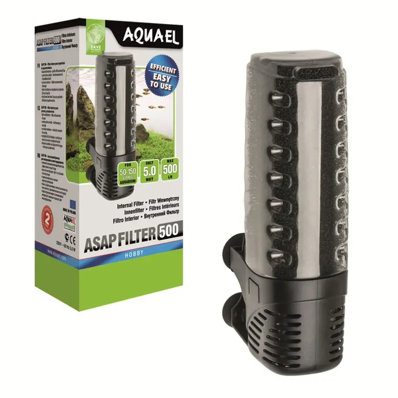 Aquael Internal Aquarium Filter Asap 500 (150 Litre)