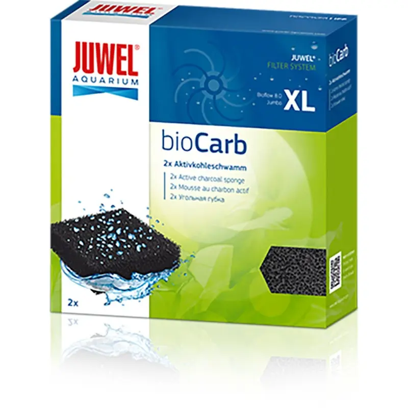 New Juwel Jumbo Carbon Sponge Filter Media (Pack Of 2) (Bioflow 8.0) 88159 Size 2