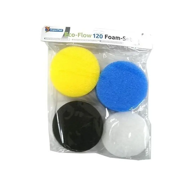 New Superfish Replacement Eco Flow 120 Media Foam Set Size 3