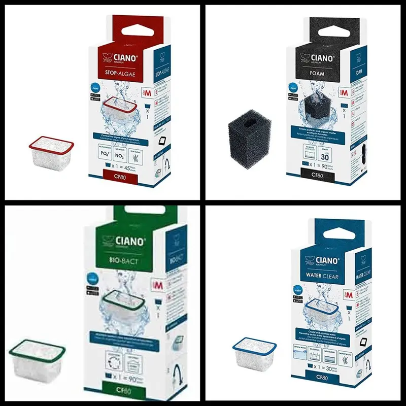 Ciano Aquarium Filter Media Replacement Set - / Cf80 Medium