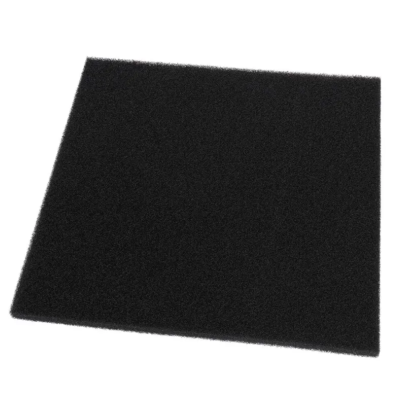 Black Biochemical Aquarium Filter Sponge - 50X50x2cm