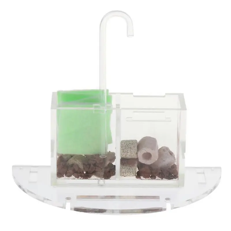 Fish Tank External Filter Box Aquarium Increase Oxygen Water Filter 18Cm