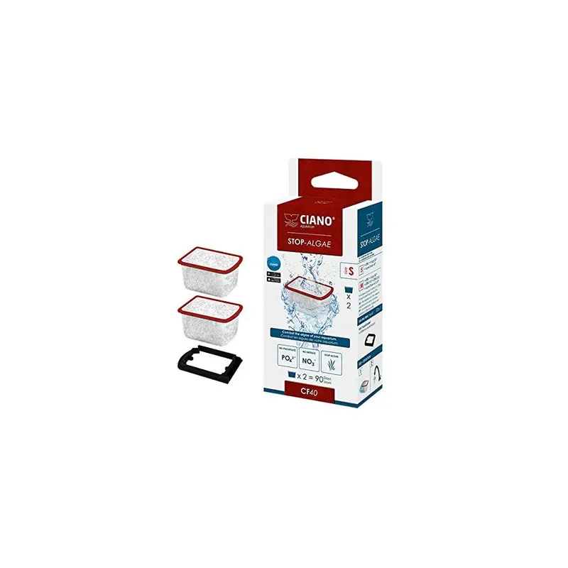 Ciano Aquarium Filter Stop-Algae Sm / Cf40 X2 Cartridge Stop Algae Growth