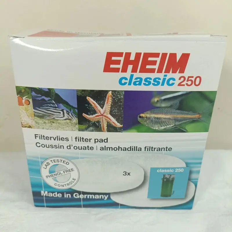 Eheim Classic 250 White Fine Pads 2616131 Fish Filter 3 per pk