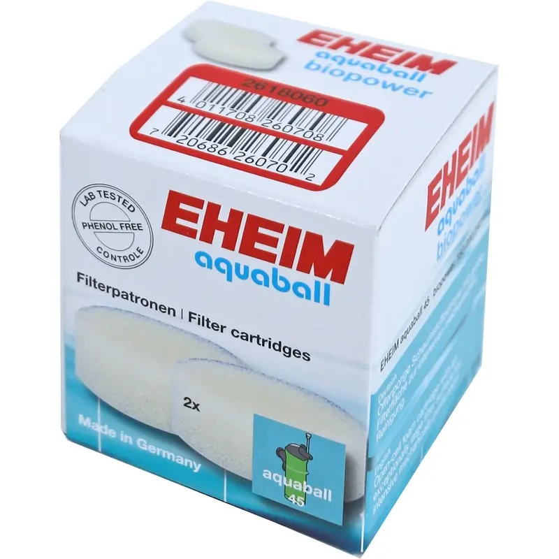 Eheim Aquaball 45 160-240 Cartridge, 2-Piece