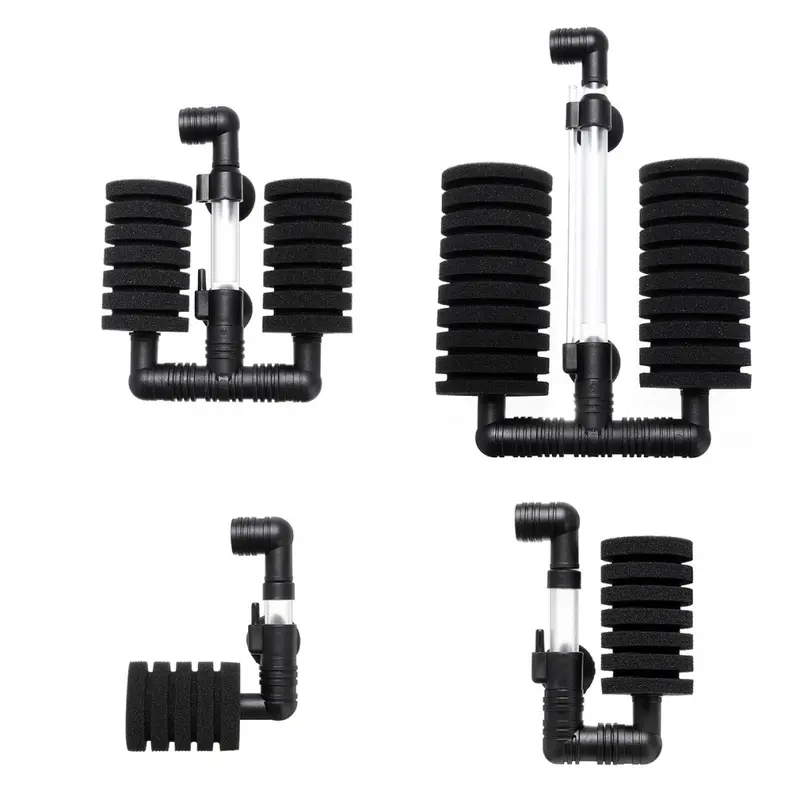 Air Pump Bio-Sponge Filter Aquarium Filter Fish Tank Waste Submersible Filter Size 1