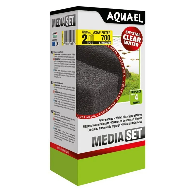 Aquael Asap 700 Replacement Sponge Standard X2