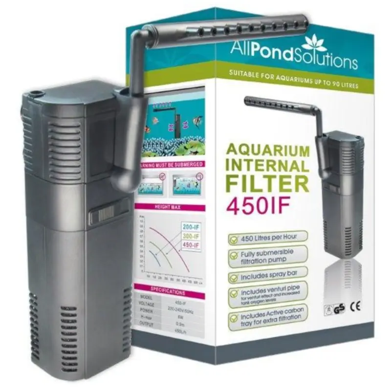 Allpondsolutions 450L/H Aquarium Internal Filter 450If
