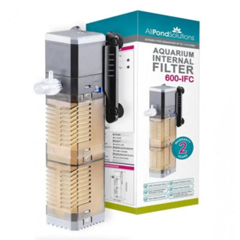 All Pond Solutions 600L/H Aquarium Internal Filter Adj Flow 600-Ifc