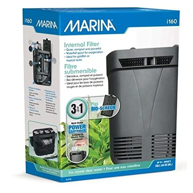 Marina Internal Filter i160 for aquariums up to 160 L,Black,Large