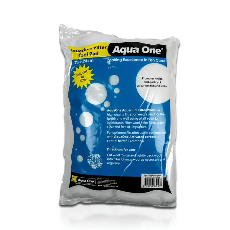 Aqua One Filter Wool Coarse 70 X Bag 24Cm