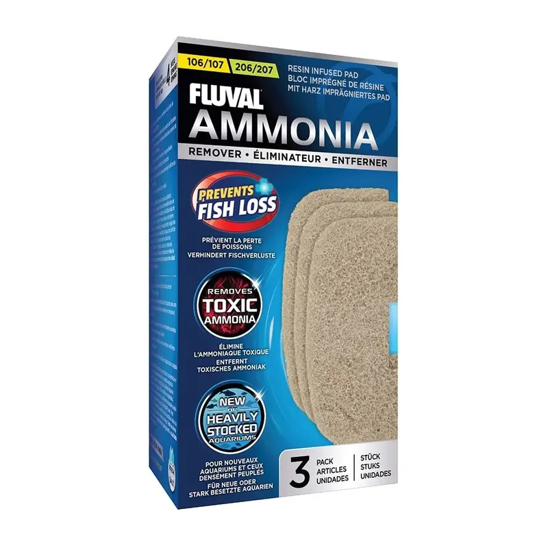 Fluval 106/7 and 206/7 Filter Ammonia Remover Pad