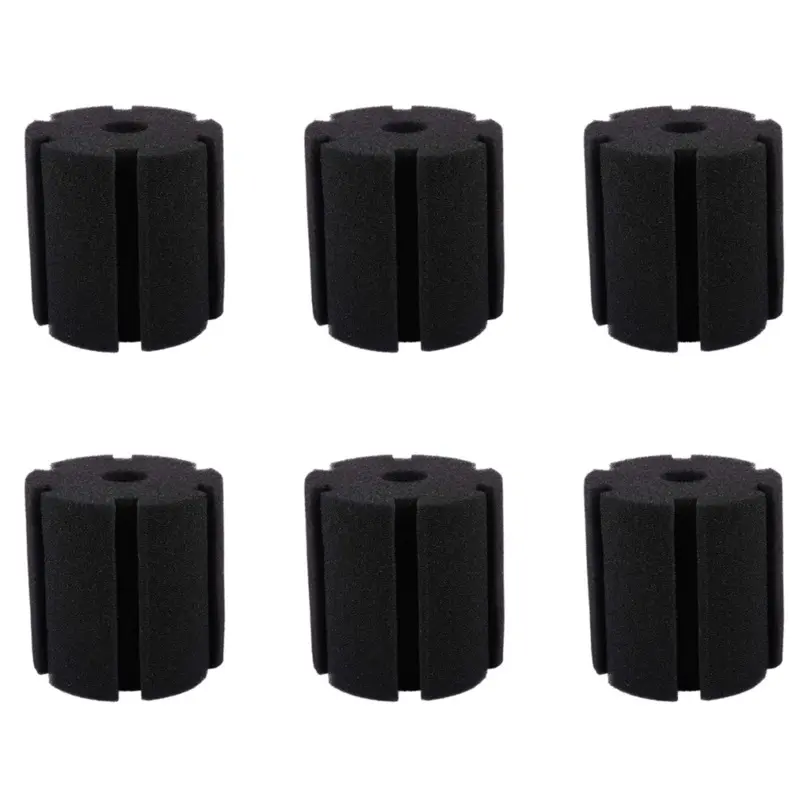 Exogio Black 6X Aquarium Filter Biochemical Sponge Foam Replacement