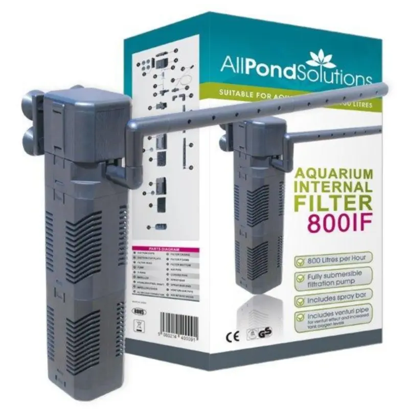Allpondsolutions 800L/H Aquarium Internal Filter 800If