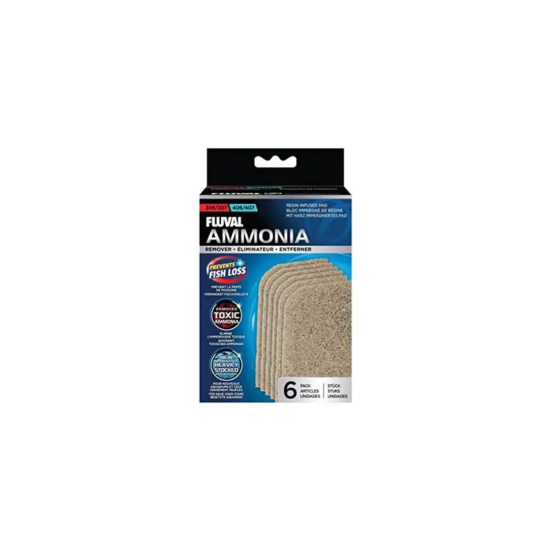 Fluval 306/7 And 406/7 Filter Ammonia Remover Pad Size 1