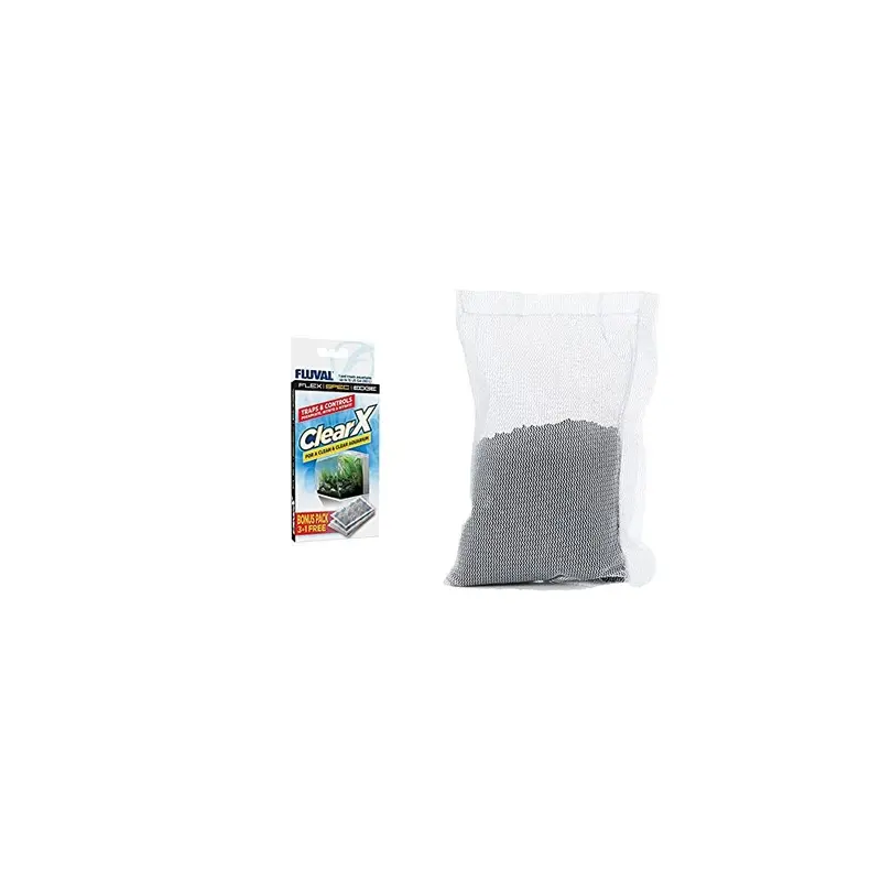 New Fluval Clear X Filter Sachets & Replacement Carbon Flex/Spec/Evo - Bags Size 3