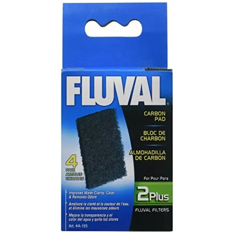 Fluval 2 "PLUS Carbon Pad (4pcs)