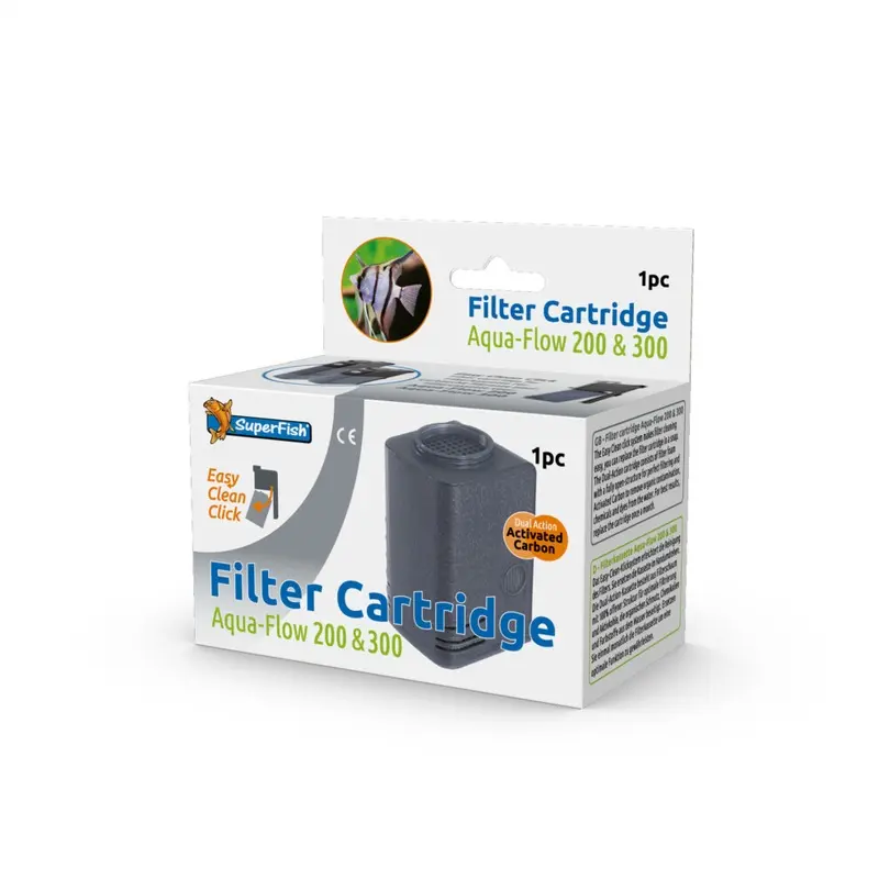 New Superfish Aqua-Flow 200 Easy Click Cartridge (1Pk) - 573039 Size 1