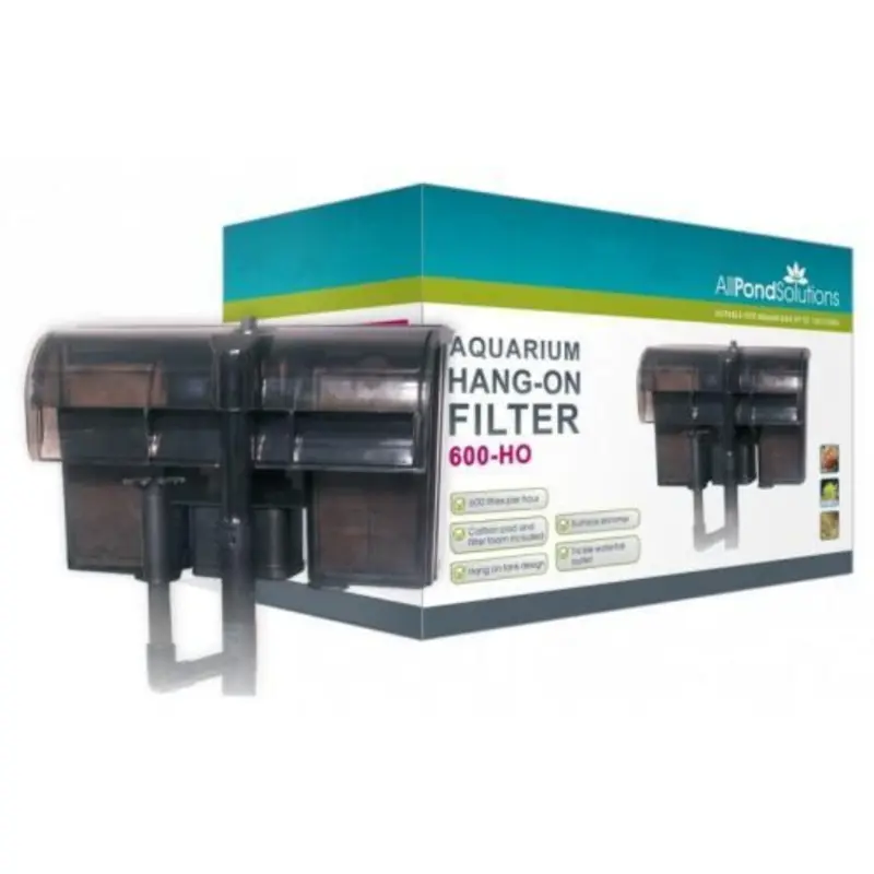 Allpondsolutions Aquarium Hang On Filter 600L/H - 600-Ho