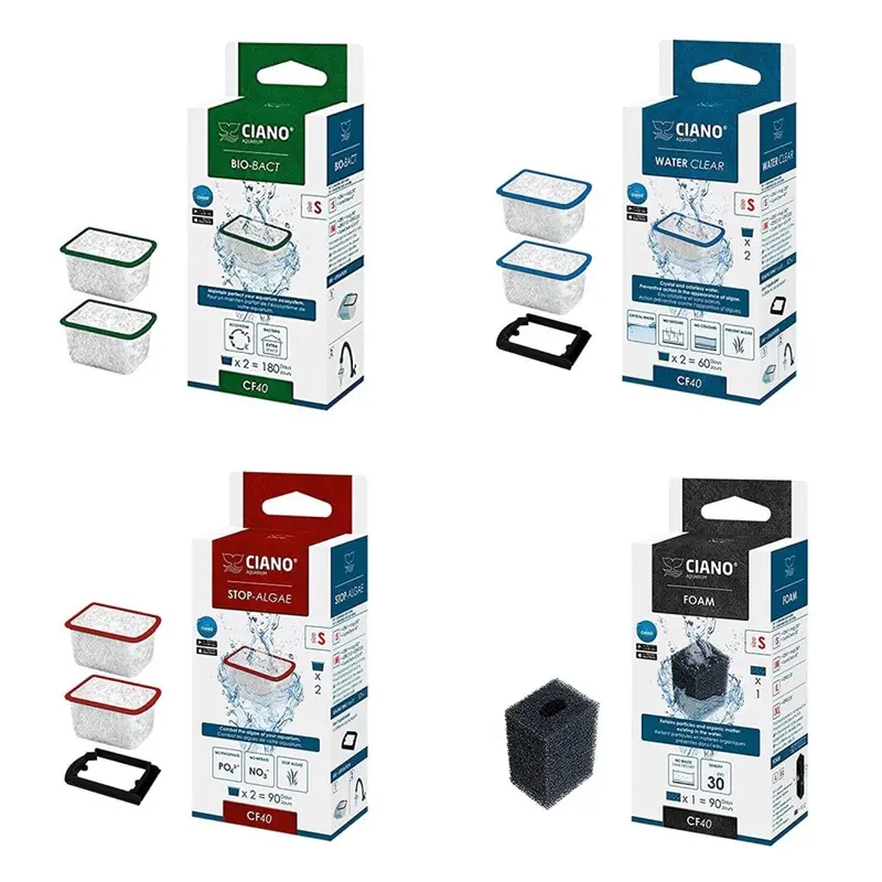 Ciano Aquarium Filter Media Replacement Set - / Cf40 Small