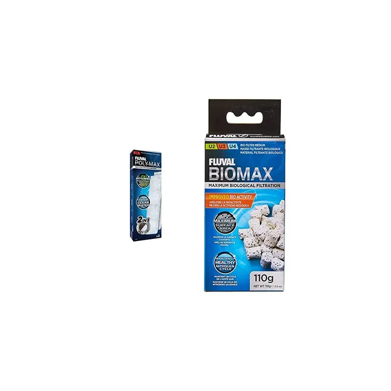 New Fluval U3 Internal Clearmax Cartridge & U2/U3/U4 Internal Filter Biomax 110G