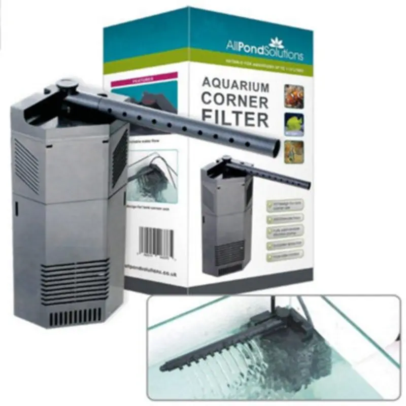 All Pond Solutions 650L/H Aquarium Internal Corner Filter 650-Cif