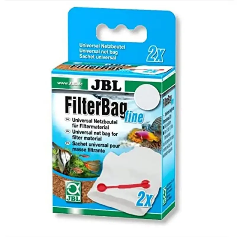JBL FilterBag fine (2x Universal net bag), Container bag for aquarium filter material