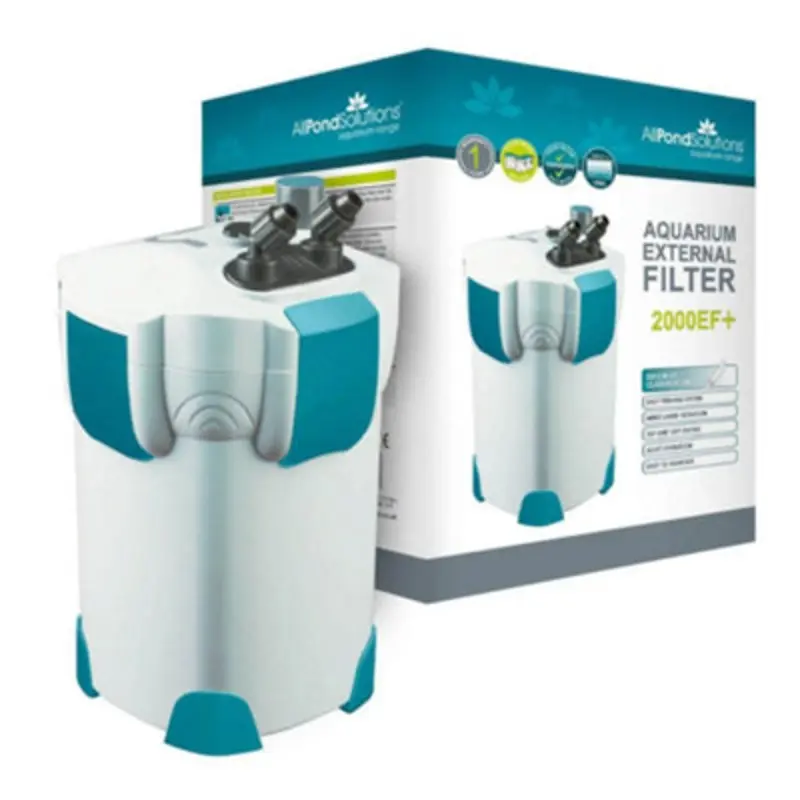 All Pond Solutions 2000L/H + 9W Uv Aquarium External Filter 2000Ef+