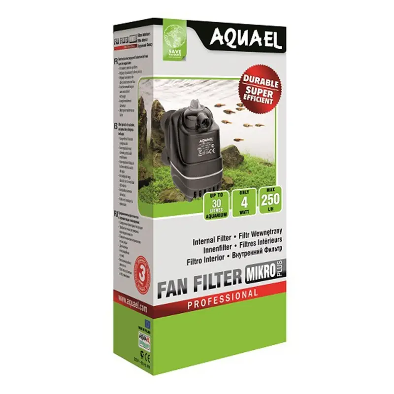 Aquael Fan Filter Micro Plus (30 Litre) Size 30